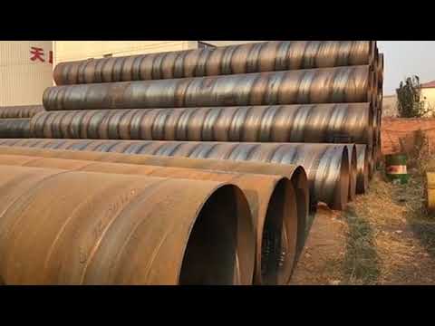 Astm A252 Ssaw Diameter Carbon Steel Spiral Seam Welding Line Pipe